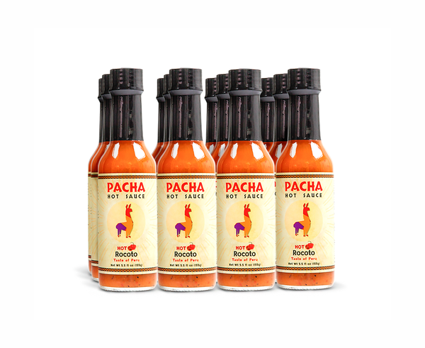 Pacha Hot Sauce - Rocoto 5 Oz. Bottle (Case of 12) *MOST POPULAR*